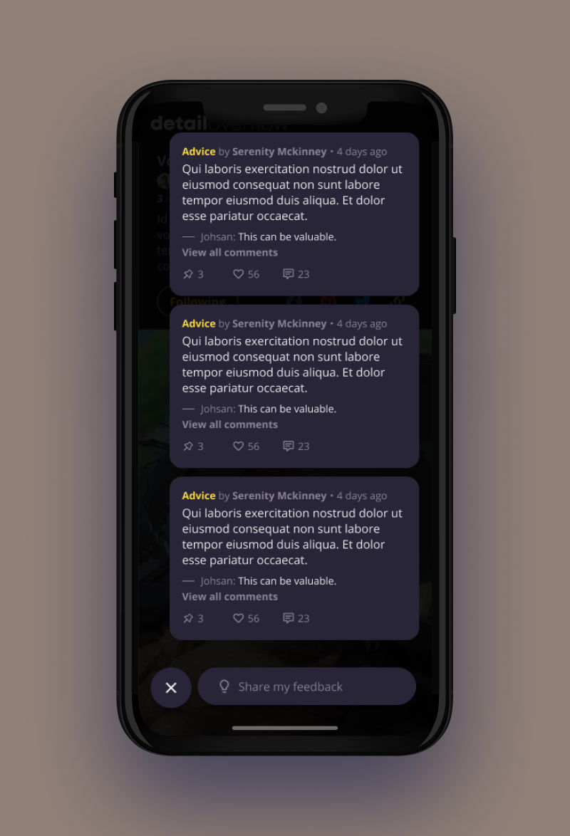 detailoverflow feedbacks